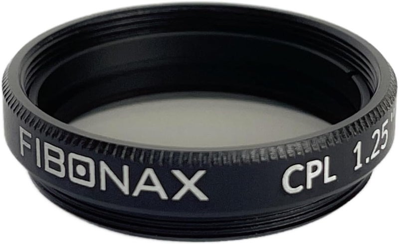 FIBONAX فلتر تلسكوب دائري قطبي CPL، زجاج بصري عالي النفاذية، متوافق مع عدسة تلسكوب 1.25 بوصة، كاميرا تصوير فلكي، مكونات المراقبة الفلكية - Image 1